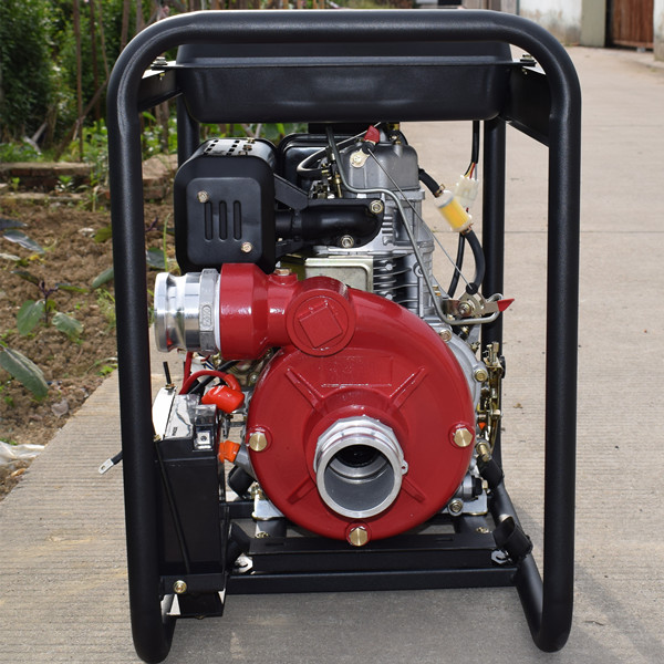 DPH100/80LE4寸柴油高压铸铁泵4进3出柴油高压铸铁泵192F动力4寸高压铸铁泵