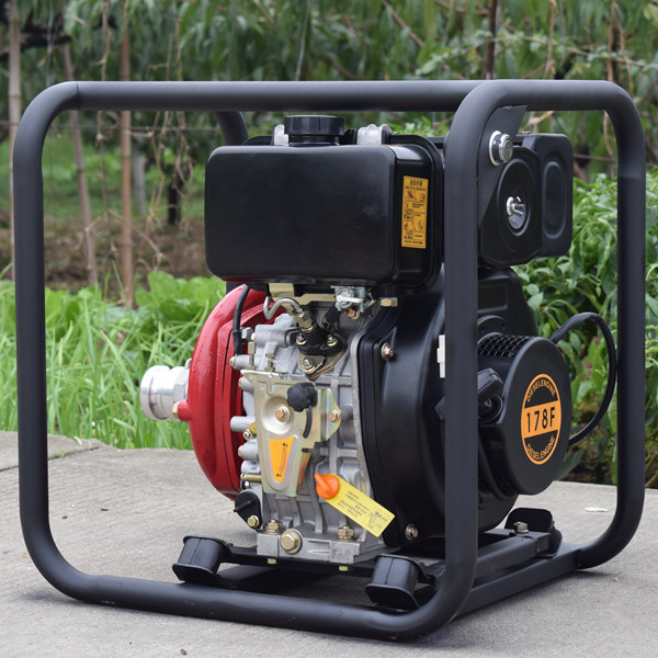DPH50LE 2inch diesel high pressure cast iron pump178F high pressure 2inch high pressure water pump